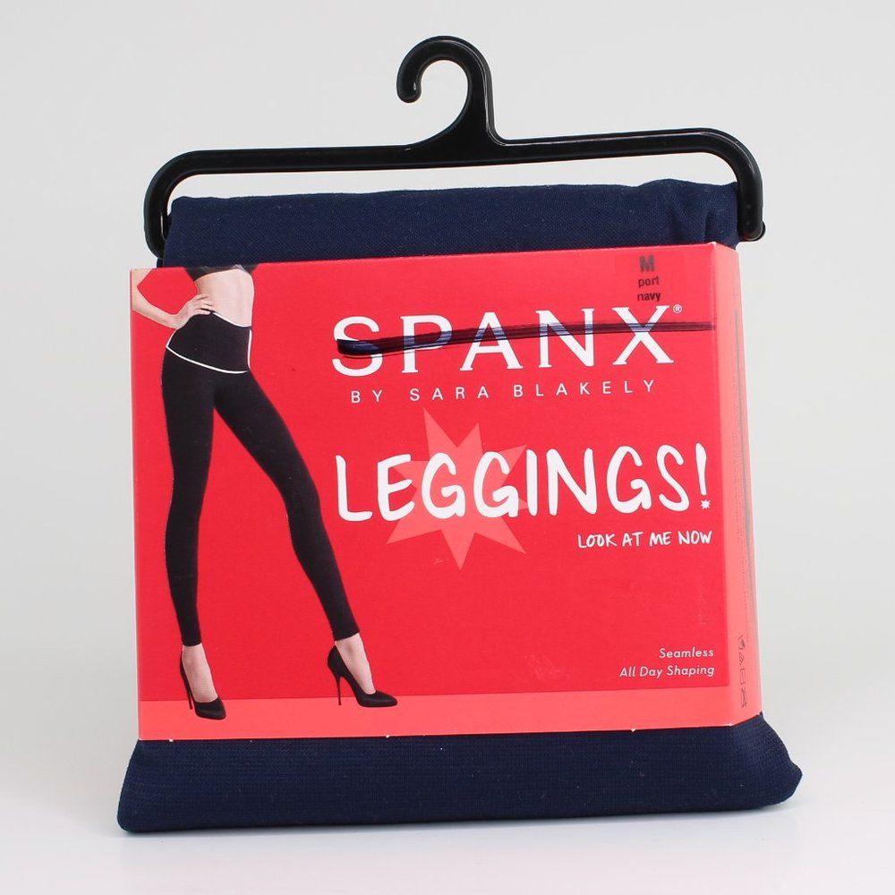 Spanx Women's Look At Me Now Leggings - Port Navy